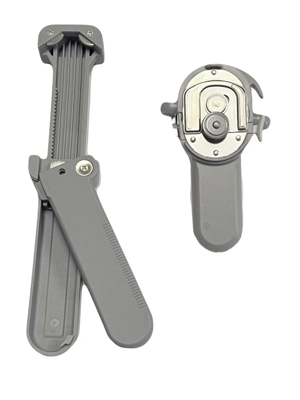 Kuhn Rikon 2 Piece Compact Can & Jar Opener Set K84158 NEW GREY